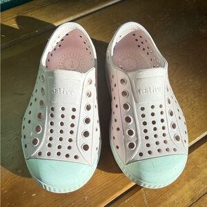 Light Pink/White Native Toddler Water Shoes/ Sneakers